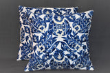 Chain stitch cushion covers set of 2pcs