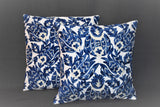 Chain stitch cushion covers set of 2pcs