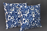 Chain stitch cushion covers set of 2pcs