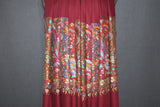 Hand embroidered pashmina shawl 40X80 inch