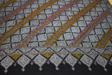Hand embroidered pashmina jammawar shawl 40X80 inch