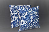 Chain stitch cushion covers set of 2pcs