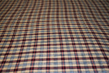 Hand woven pashmina check shawl 40x80 inch