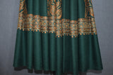 Fine wool Embroidered shawl 40x80 inch