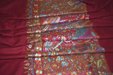 Hand embroidered pashmina shawl 40X80 inch