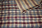 Hand woven pashmina check shawl 40x80 inch