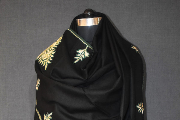 Antique pashmina patch shawl 28x80 inch