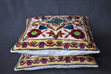 Chain stitch cushion covers set of 2pcs