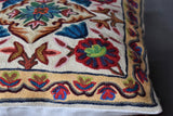 Chain stitch cushion covers set of 2pcs