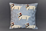 Chain stitch cushion covers set of 2pcs