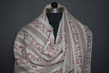 Fine wool Embroidered shawl 40x80 inch