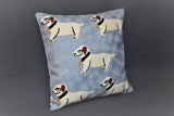 Chain stitch cushion covers set of 2pcs
