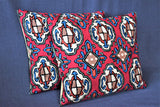 Chain stitch cushion covers set of 2pcs
