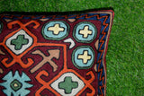 Chain stitch cushion covers set of 2pcs