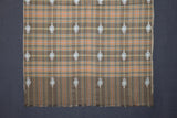 Pashmina embroidered check stole 28x80 inch