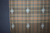 Pashmina embroidered check stole 28x80 inch