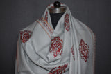 Fine wool Embroidered shawl 40x80 inch