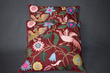 Chain stitch cushion covers set of 2pcs