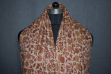 Fine wool Embroidered shawl 40x80 inch