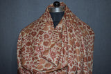 Fine wool Embroidered shawl 40x80 inch