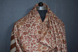 Fine wool Embroidered shawl 40x80 inch