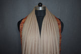 Fine wool Embroidered shawl beige 40x80 inch