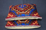 Chain stitch cushion covers set of 2pcs