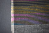 Pashmina stole check handwoven 28X80 inch