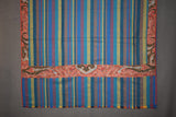 Antique pashmina trim shawl 40x80 inch