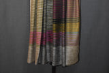 Pashmina stole check handwoven 28X80 inch