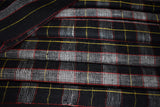 Pashmina check stole handwoven 28x80 inch