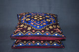 Chain stitch cushion covers set of 2pcs