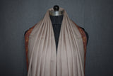 Fine wool Embroidered shawl beige 40x80 inch