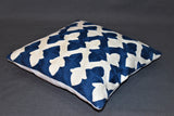 Chain stitch cushion covers set of 2pcs