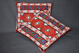 Chain stitch cushion covers set of 2pcs