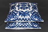 Chain stitch cushion covers set of 2pcs