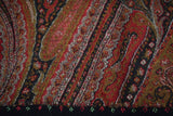 Anqtique pashmina trim shawl 28x80 inch