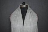 Embroidered stole fine wool 28x80 inch