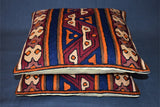 Chain stitch cushion covers set of 2pcs