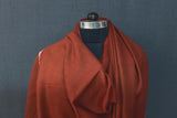 Antique shawl finewool trim 28x80 inch
