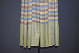 Hand woven pashmina check shawl 40x80 inch