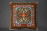Chain stitch cushion covers set of 2pcs