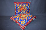 Chain stitch cushion covers set of 2pcs