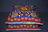 Chain stitch cushion covers set of 2pcs