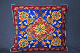 Chain stitch cushion covers set of 2pcs