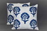 Chain stitch cushion covers set of 2pcs
