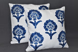 Chain stitch cushion covers set of 2pcs