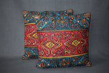 Chain stitch cushion covers set of 2pcs