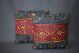 Chain stitch cushion covers set of 2pcs
