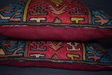 Chain stitch cushion covers set of 2pcs